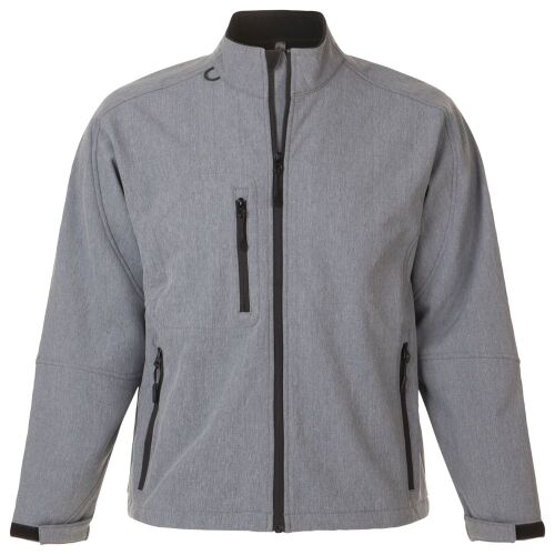 Куртка мужская на молнии Relax 340, серый меланж, размер XXL 1
