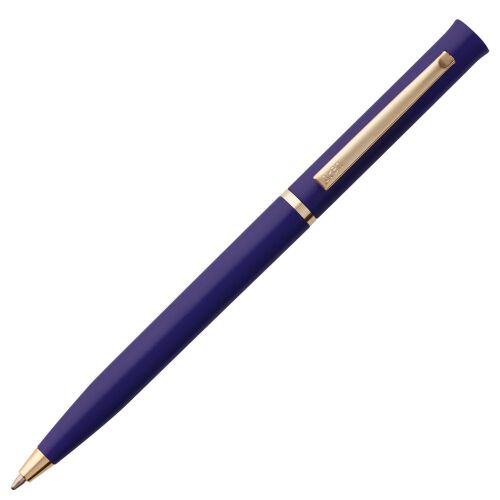 Ручка шариковая Euro Gold, синяя 3