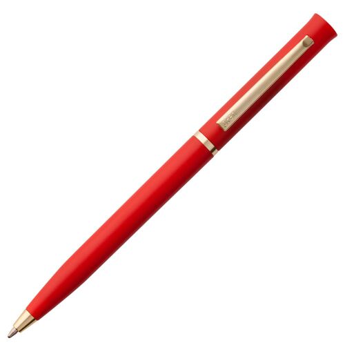 Ручка шариковая Euro Gold, красная 3
