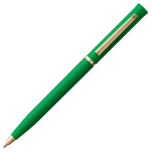 Ручка шариковая Euro Gold, зеленая 3