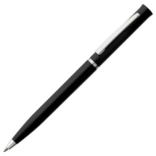 Ручка шариковая Euro Chrome, черная 1