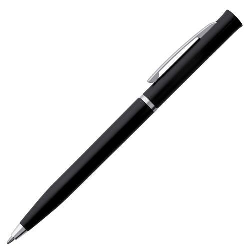 Ручка шариковая Euro Chrome, черная 2