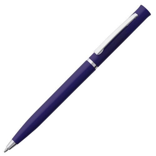 Ручка шариковая Euro Chrome, синяя 1