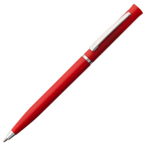 Ручка шариковая Euro Chrome, красная 1