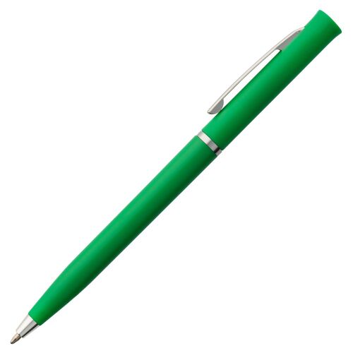 Ручка шариковая Euro Chrome, зеленая 2