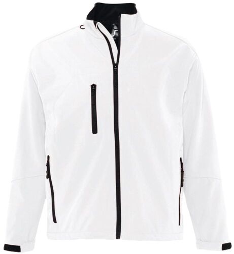 Куртка мужская на молнии Relax 340 белая, размер S 1