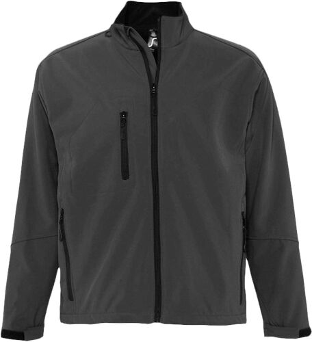 Куртка мужская на молнии Relax 340 темно-серая, размер S 1