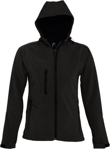 Куртка женская с капюшоном Replay Women 340 черная, размер XXL 1