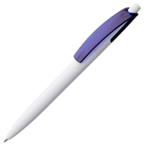 Ручка шариковая Bento, белая с синим 1