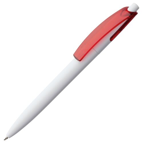 Ручка шариковая Bento, белая с красным 1