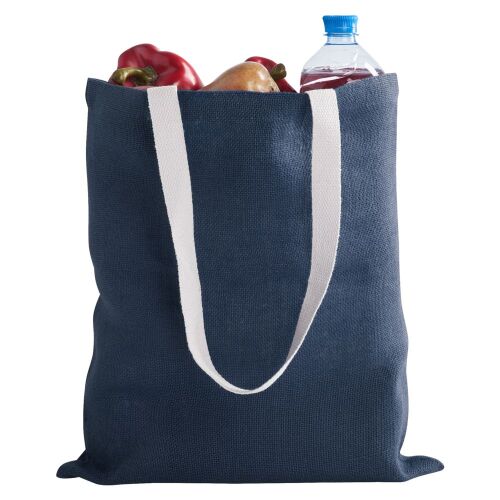 Холщовая сумка на плечо Juhu, синяя 4