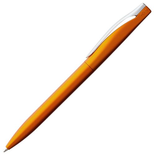 Ручка шариковая Pin Silver, оранжевый металлик 2