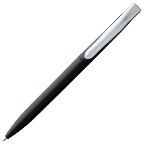 Ручка шариковая Pin Silver, черный металлик 3