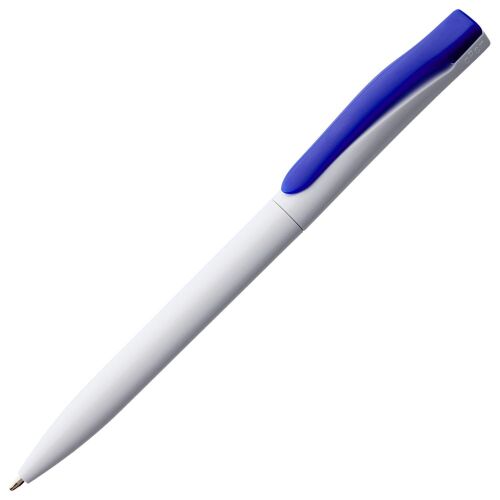 Ручка шариковая Pin, белая с синим 1