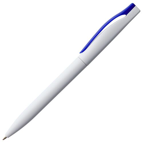 Ручка шариковая Pin, белая с синим 2