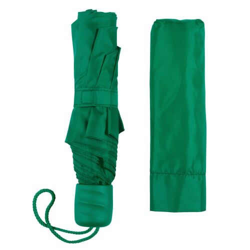 Зонт складной Basic, зеленый 4