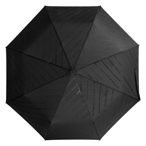 Складной зонт Magic с проявляющимся рисунком, черный 1