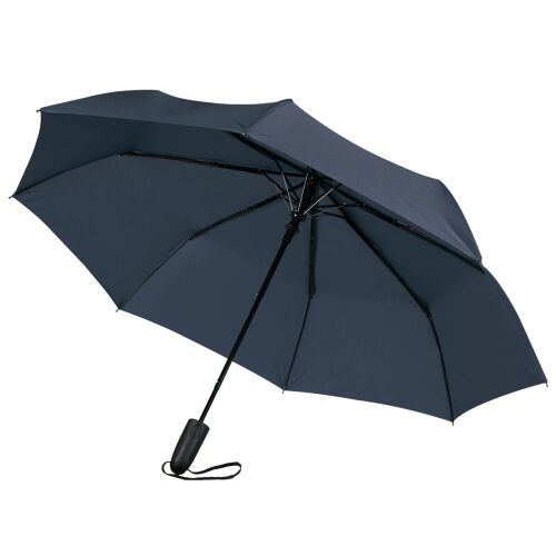 Складной зонт Magic с проявляющимся рисунком, темно-синий 3