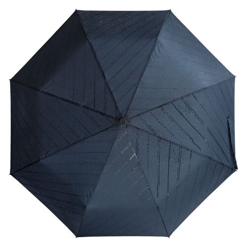 Складной зонт Magic с проявляющимся рисунком, темно-синий 1