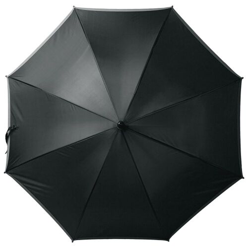 Зонт-трость светоотражающий Reflect, черный 2
