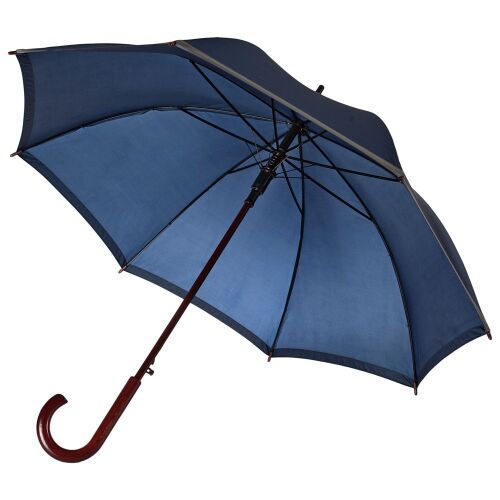 Зонт-трость светоотражающий Reflect, синий 1