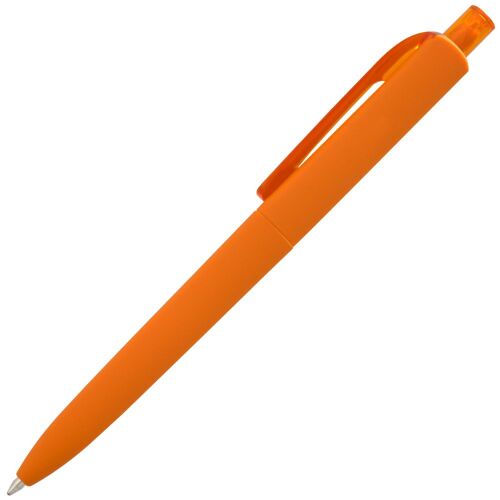 Ручка шариковая Prodir DS8 PRR-Т Soft Touch, оранжевая 3