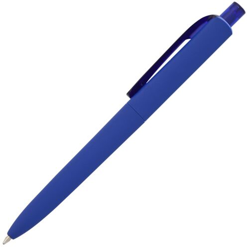 Ручка шариковая Prodir DS8 PRR-Т Soft Touch, синяя 3