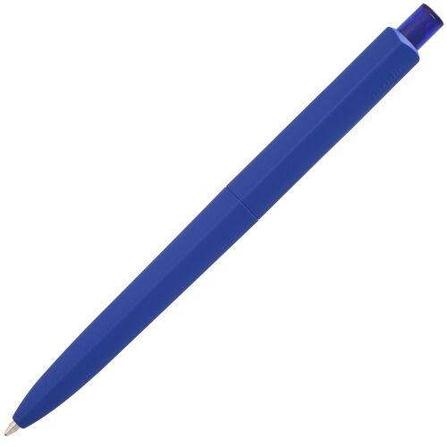 Ручка шариковая Prodir DS8 PRR-Т Soft Touch, синяя 4