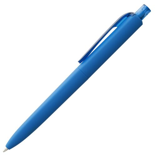 Ручка шариковая Prodir DS8 PRR-T Soft Touch, голубая 2