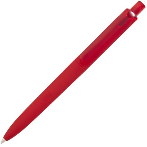Ручка шариковая Prodir DS8 PRR-Т Soft Touch, красная 2