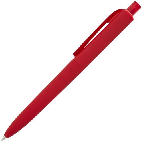Ручка шариковая Prodir DS8 PRR-Т Soft Touch, красная 3