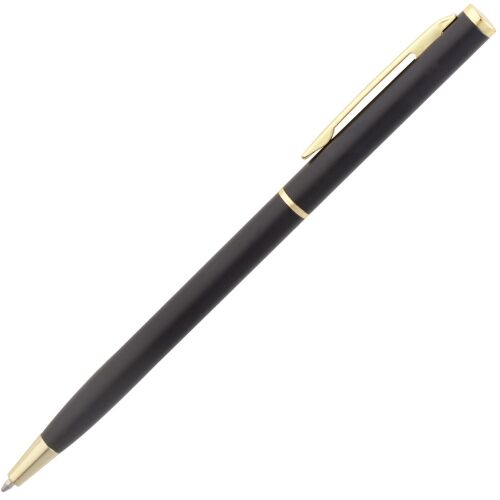 Ручка шариковая Hotel Gold, ver.2, матовая черная 3