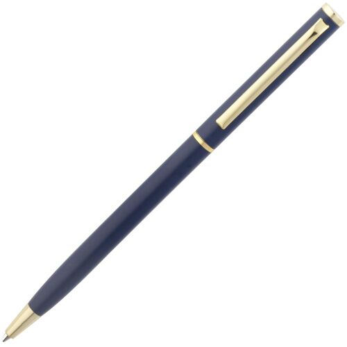 Ручка шариковая Hotel Gold, ver.2, матовая синяя 2