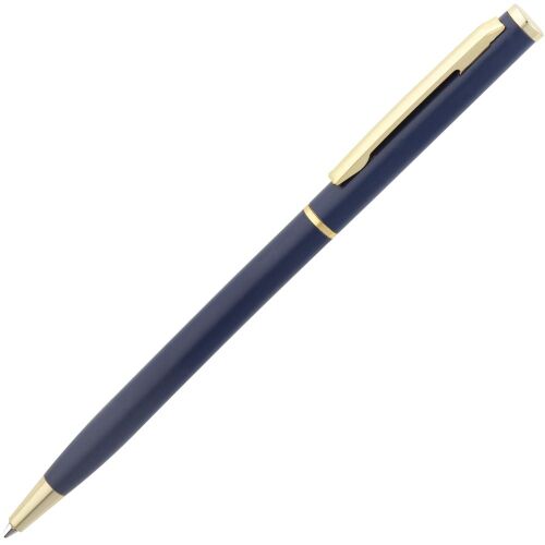 Ручка шариковая Hotel Gold, ver.2, матовая синяя 1