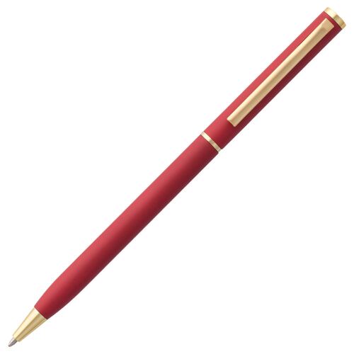 Ручка шариковая Hotel Gold, ver.2, матовая красная 2