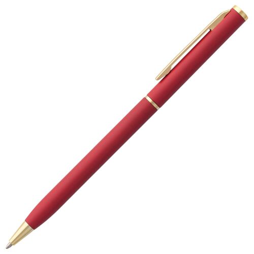 Ручка шариковая Hotel Gold, ver.2, матовая красная 3
