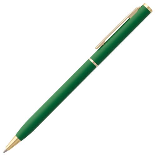 Ручка шариковая Hotel Gold, ver.2, матовая зеленая 3