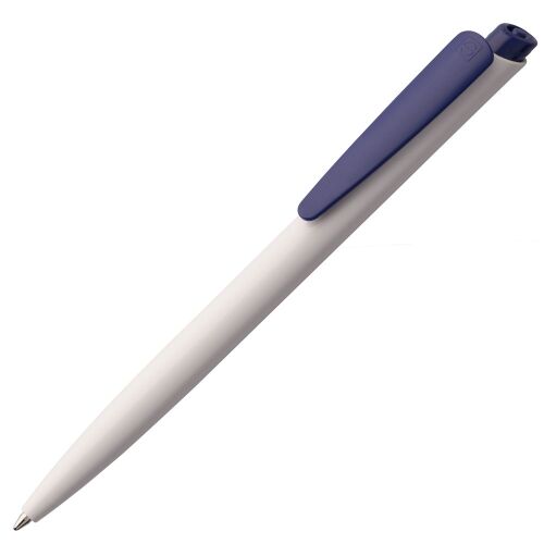 Ручка шариковая Senator Dart Polished, бело-синяя 1
