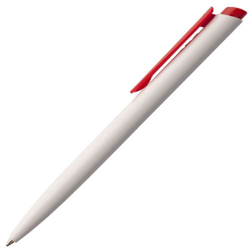 Ручка шариковая Senator Dart Polished, бело-красная 2