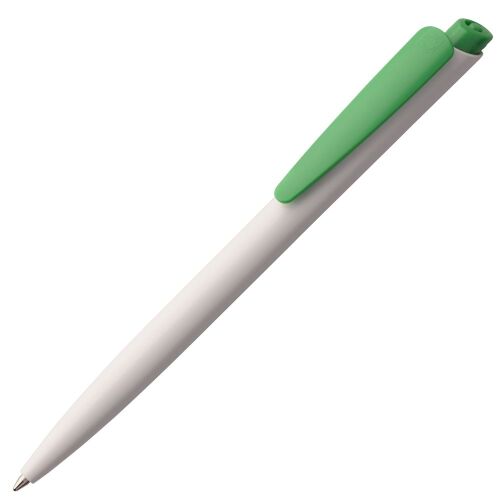 Ручка шариковая Senator Dart Polished, бело-зеленая 1
