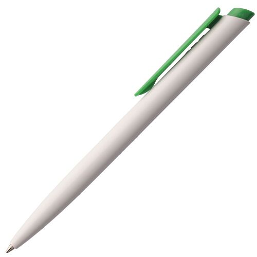 Ручка шариковая Senator Dart Polished, бело-зеленая 2