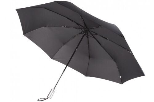 Зонт складной Fiber, черный 1