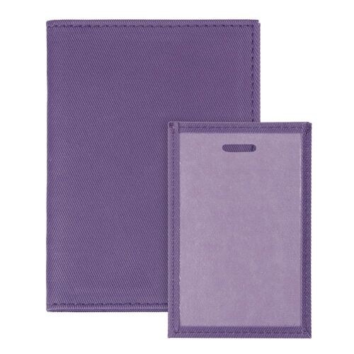 Обложка для паспорта Twill, фиолетовая 5