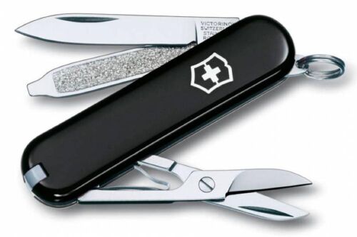 Нож-брелок Classic 58 с отверткой, черный 1
