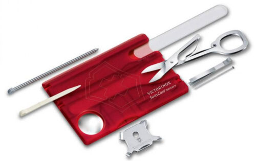 Набор инструментов SwissCard Nailcare, красный 2
