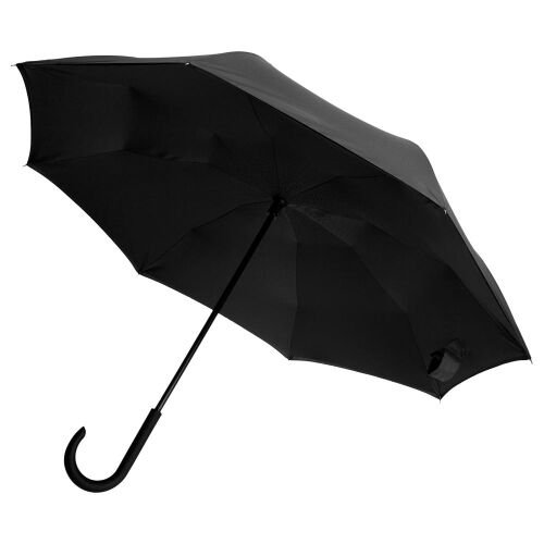 Зонт наоборот Style, трость, черный 1