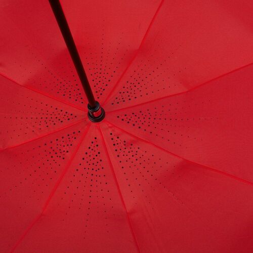 Зонт наоборот Style, трость, сине-красный 1