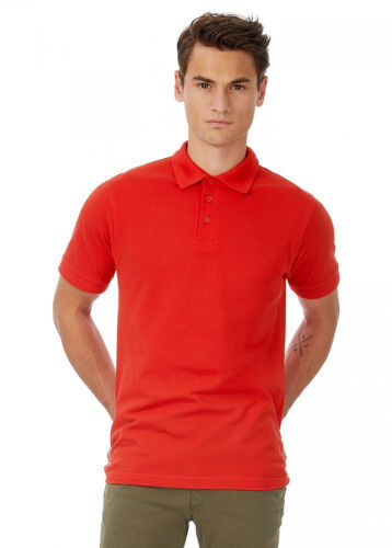 Рубашка поло Safran красная, размер M 4
