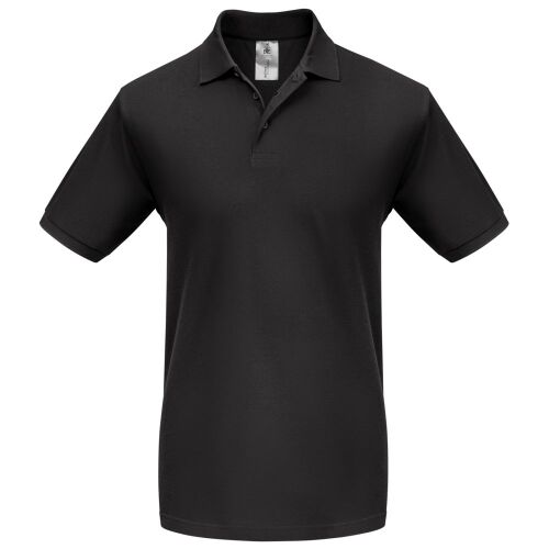 Рубашка поло Heavymill черная, размер XXL 1