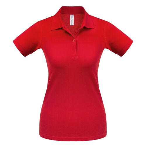 Рубашка поло женская Safran Pure красная, размер S 1